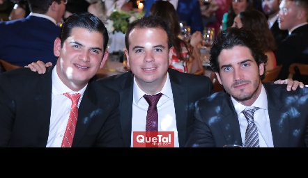  Antonio Morales, Rafa Moreno y José Manuel Gómez.