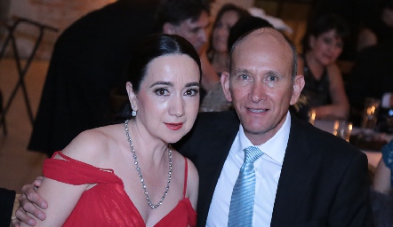 Lidia Monsiváis y David Hernández.