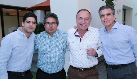  Mauricio Motilla, Gerardo Rodríguez, Salvador Rivera y Luis Motilla.