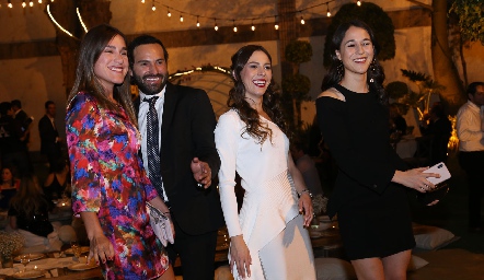  Sofía Villaseñor, Andrés Alonso, Andrea Naya y Carmelita Del Valle.