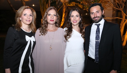 Jana Del Valle, Pita Del Valle, Andrea Naya y Andrés Alonso.