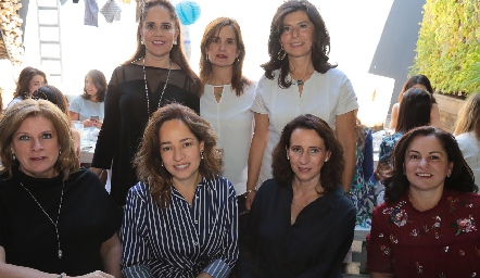  Gabriela Payán, Mayte Bustindui, Adriana Díaz de León, Benilde Díaz Infante, Ana Luisa Acosta, Carmen Bravo y Claudia Ávila.