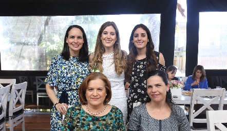  Coco Mendizábal, Susana Andrés, Araceli Palau, Verónica García, Araceli Foyo, Gladys Rangel y Raquel González.