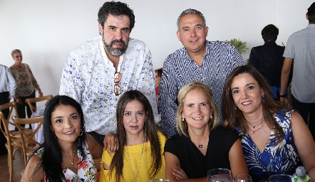  Fernando Abaroa, Jorge Villarreal, Leticia Stevens, Liliana Fernández, Ivette Coulon y Martha Galán.