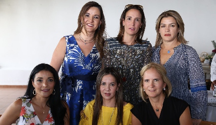  Martha Galán, Liliana Martí, Maricarmen Pizzuto, Leticia Stevens, Liliana Fernández e Ivette Coulón.