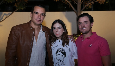  Juan Carlos Botero, Marissa Tobías y Eduardo de la Torre.