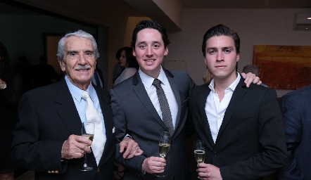  Jesús Rodríguez, Adrián Muñiz y Diego Palau.