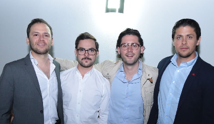  Mario Barbosa, Pedro Pablo Lozano, Abraham Salgado y Roberto Fernández.