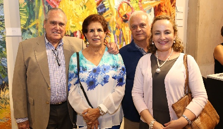  Rodolfo Treviño, Lupita Hernández, Toño Aldrete y Maru Noriega.