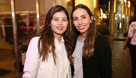  Mariana Yishima y Olga Espinosa .