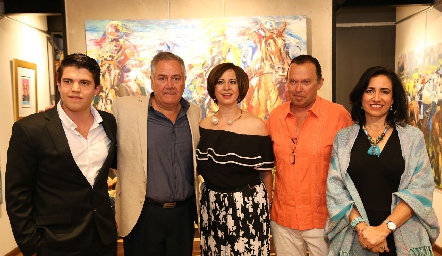  Ricardo de la Torre, Yeudel Cooper, Mella Elizalde, Ricardo de la Torre y Rebeca Sandoval .