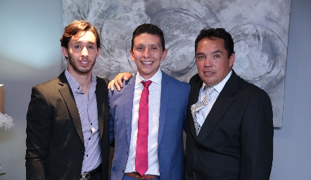  José Ascanio, Jorge López y Tony Ascanio.