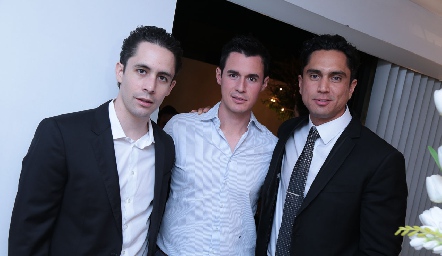  Rafael Silva, Marco Zarzosa y Gerardo González.
