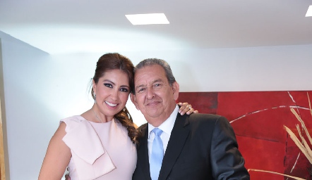 Paulina y su papá Gerardo González.