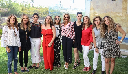  Mónica Gaviño, Lupita Pereda, Maribel Lozano, Mónica González, Roxana Serna, Claudia Quiroz, Liliana Meza, Patricia Gaviño, Adriana Carrera y Gabriela Serment.