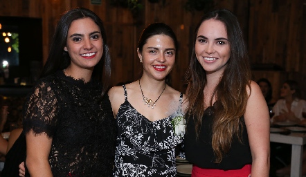  Isabel Rosillo, Daniela de los Santos y María José Valle.