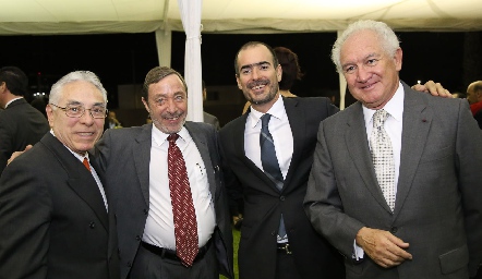  Bulmaro Corral, Ángel Candia, Manuel González y Juan Carlos Solis.