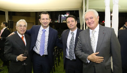  Bulmaro Corral, Alfonso Leal, Modesto Sánchez y Juan Carlos Solis  .