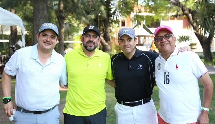  Eduardo Gouyonnet, Carlos Gouyonnet, Javier Dávila y Lorenzo Sánchez.