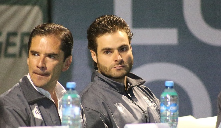 Miguel Álvarez y Carlos Sáiz, Director del Torneo San Luis Open Challenger Tour.