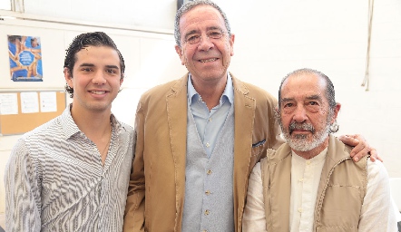 Juan Gerardo Ortuño, Juan Ortuño y Jaime Robles.
