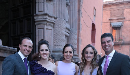  Eduardo Rangel, Ana Gaby Mina, Jalma Payán, Ángeles Mahbub y Santiago Labastida.