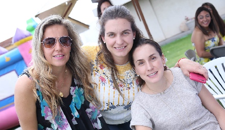  Mónica Torres, Hanni Abud y Pituca Escartín.