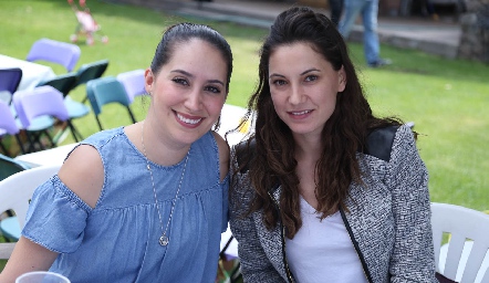  Jacqueline Villalba y Mariana Llaguno.