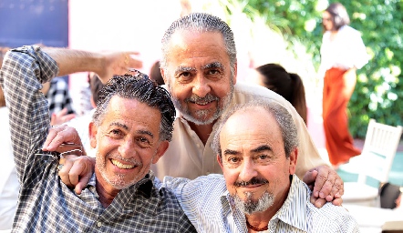  Gerardo, Alfonso y Urbano Díaz de León.