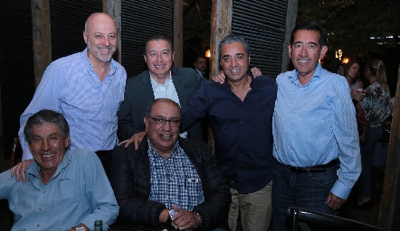 Rodolfo Narro, Jorge Cantú, Fernando Arriaga, Félix Bocard, Pablo Chávez y Rubén Ortiz.