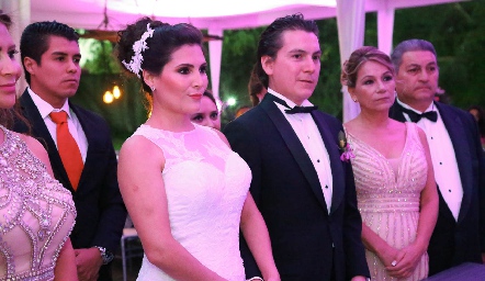  Mayerna Martínez y César Manzanilla.