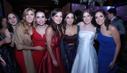  Martha de la Rosa, Ana Gaby Díaz Infante, Andrea Hernández, Samantha Corpi, Araceli Palau y Ana Laura Rodríguez.