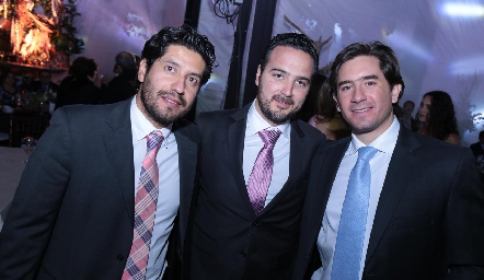  Oscar Guerrero, Alejandro Granados y Fernando Abud.