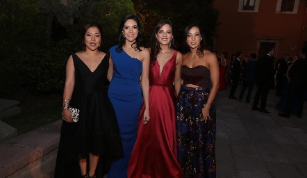  Mimí Franco, Ana Laura Rodríguez, Andrea Hernández y Samantha Corpi.