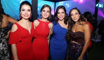  Gaby Díaz Infante,Pili Castañon, Ana Laura Rodríguez y Pamela Torres.