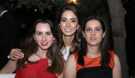  Marcela Santisteban, Lorena Andrés y Montse Ramírez.