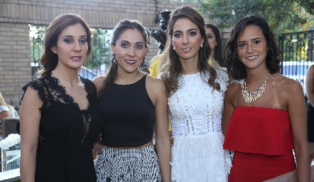  María Domínguez, Sofía Díaz de León, Lorena Andrés y Paola Meade.
