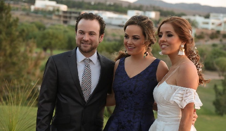  Antonio Díaz Infante, Alis Díaz Infante y Paola Correa.
