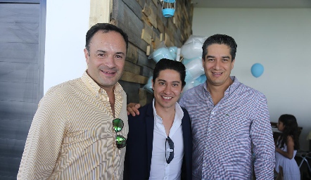  Eduardo Ramos, Rodrigo Dauajare y César Ramos.