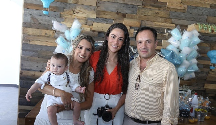  Tomás Ramos, Priscila González, Gaby Benavente y Eduardo Ramos.