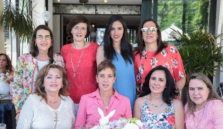  Tere Cuesta, Maricarmen Bárcena, Claudia Díaz de León, Claudia Revuelta, Marilú de Paredes, Ana Hunter, Alma Rosa Méndez y Lupina Soto.