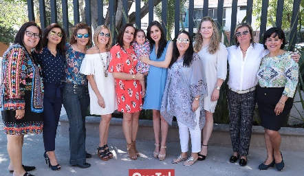  Gaby Espinosa, Martha Carrillo, Cecilia Morales, Silvia Aguilar, Claudia Revuelta, Inés, Claudia Díaz de León, Claudia Álvarez, Lorena Martínez, Idalia Cruz y Mariana Gómez.