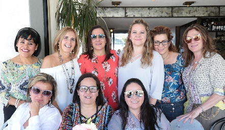  Mariana Gómez, Silvia Aguilar, Claudia Revuelta, Lorena Martínez, Cecilia Morales, Begoña Ruiz, Idalia Cruz, Gabriela Espinosa y Claudia Álvarez.