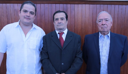  Eduardo Gouyonnet, Ramón Barragán y Oscar Rangel.