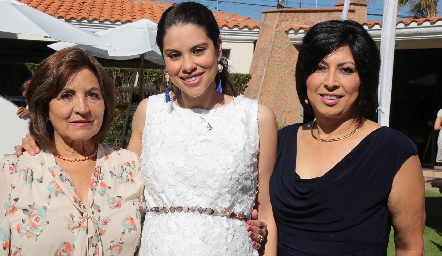  Rosy Padilla, Vero González y Chela Manzano.
