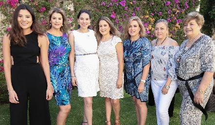  María José González, Verónica Ramírez, Vero González, Fabiola Ramírez, Mayolis Núñez, Rocío Ramírez y Emilia Ruiz.