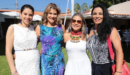  Vero González, Verónica Ramírez, Marigel Sánchez y Lorena Salas.