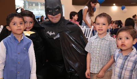  Batman con Fer y sus amigos.