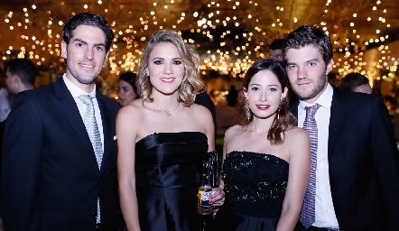  Luis Valencia, Sofía Torre, Daniela Yamín y José Manuel Hernández.
