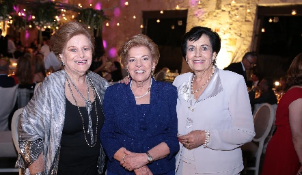  Marcelle Coulón, Güera López y Carmela de Stevens.